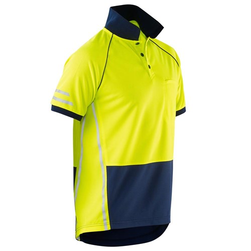 ELEVEN Workwear AEROCOOL Spliced Hi-Vis Polo Shirt