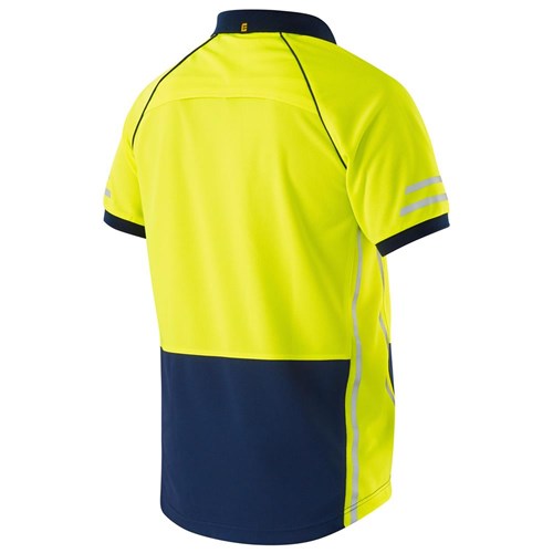 ELEVEN Workwear AEROCOOL Spliced Hi-Vis Polo Shirt