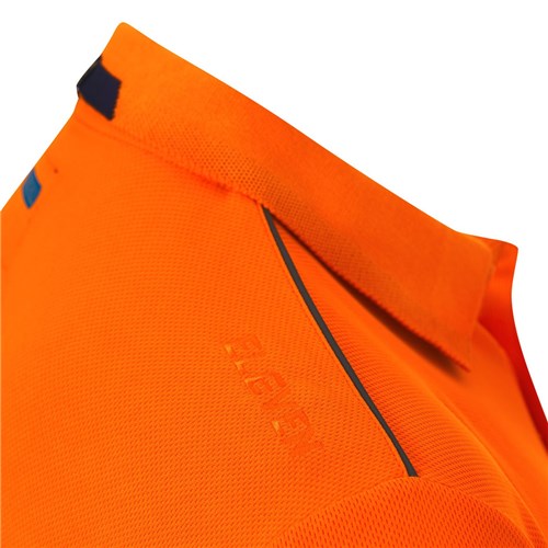 ELEVEN Workwear AEROCHILL Spliced Hi-Vis S/S Polo
