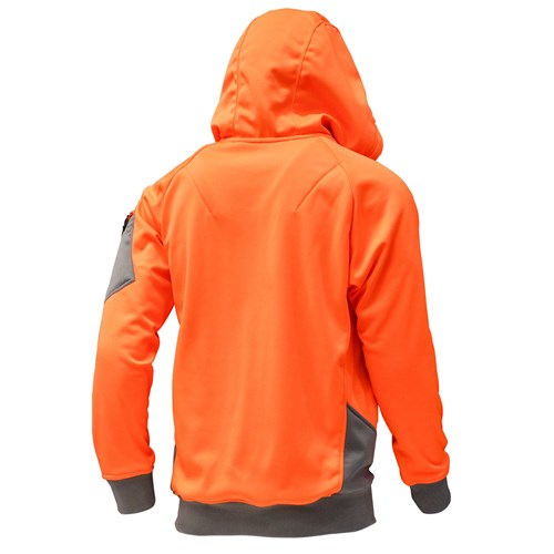 ELEVEN Workwear 1/4 Zip Hi-Vis Hoodie