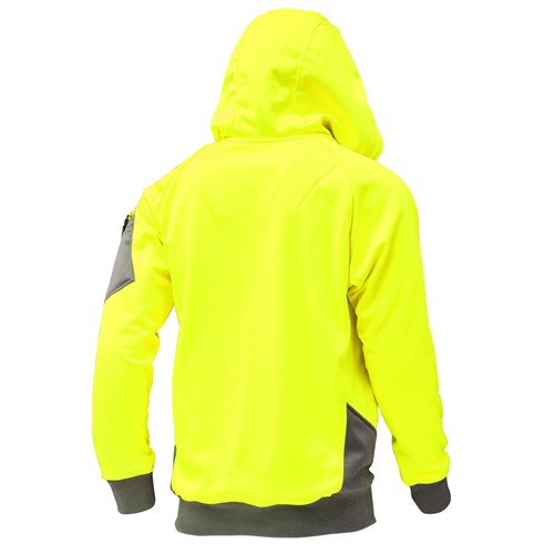 ELEVEN Workwear 1/4 Zip Hi-Vis Hoodie