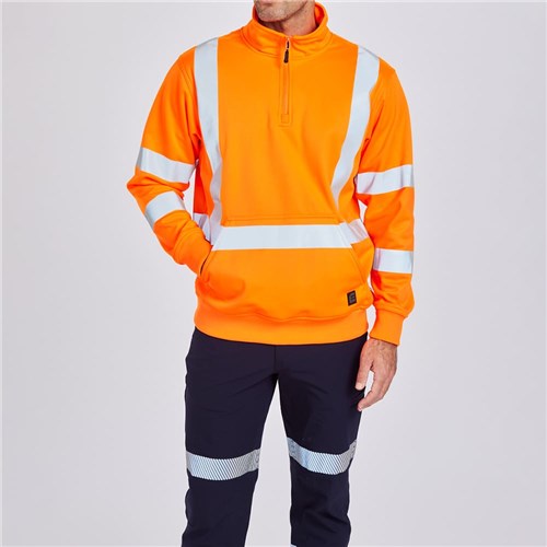 Hi Vis 1/4 Zip Pullover Lifestyle