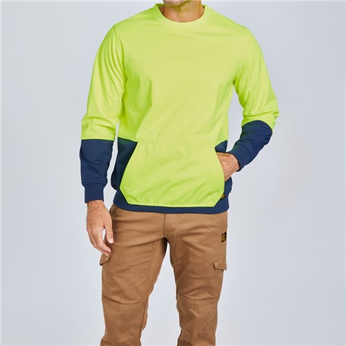 ELEVEN Workwear CrewNeck w KPockets Pullover Lifestyle