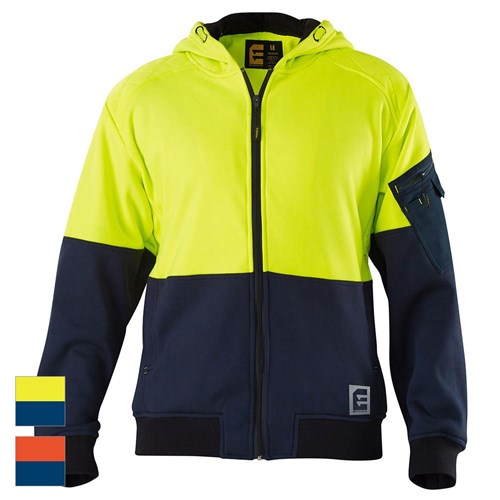 ELEVEN Workwear Evolution Hi-Vis Spliced Hoodie