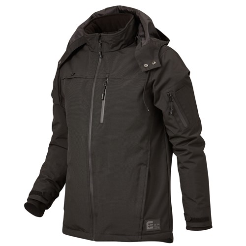 ELEVEN Workwear Water Resistant Jacket with Detachable Hood