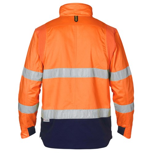 Eleven Workwear Hi-Vis Drill 3M™ 'Hoop' Taped Jacket