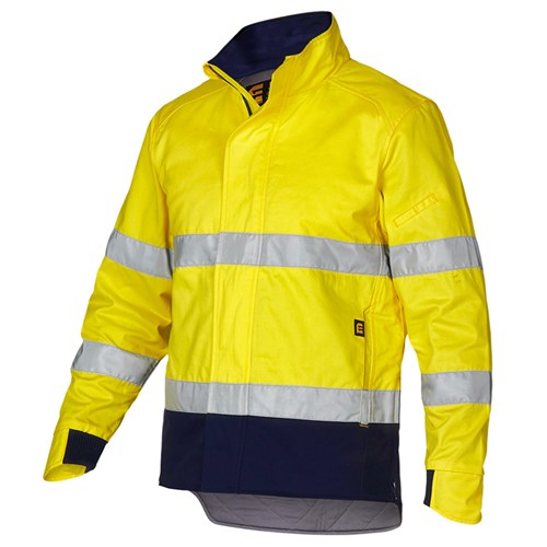 Eleven Workwear Hi-Vis Drill 3M™ 'Hoop' Taped Jacket