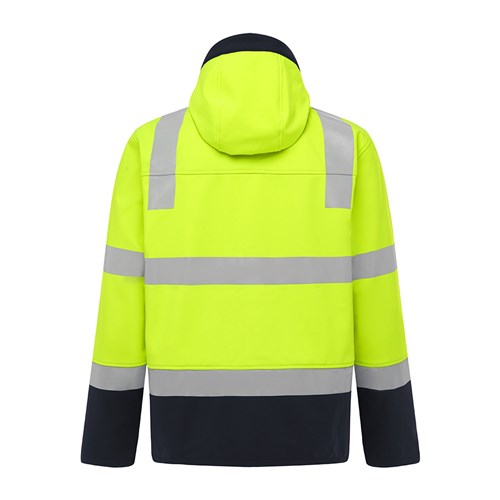 Recycled Softshell HTape Jacket with Adjustable Sleeve Tab