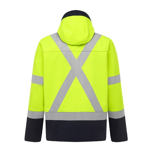 Recycled Softshell XTape Jacket with Detachable Panels Hood