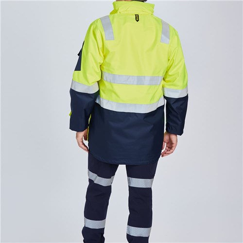 ELEVEN Workwear Waterproof 4-in-1 Jacket - Lifestyle rear