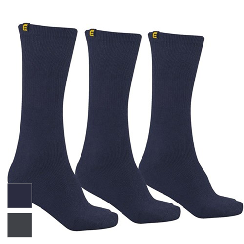 ELEVEN Workwear Poly Cotton Work Socks - 3 Packs