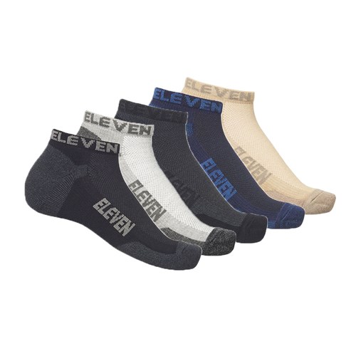 ELEVEN Workwear Ankle Multi Pack Ankle Socks - 5 Packs