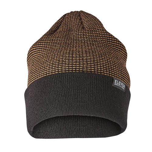Textured rib beanie - Black Tobacco