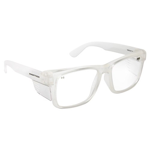 Safety Glasses - Frontside Safety Glasses - Clear Frame Clear Lens