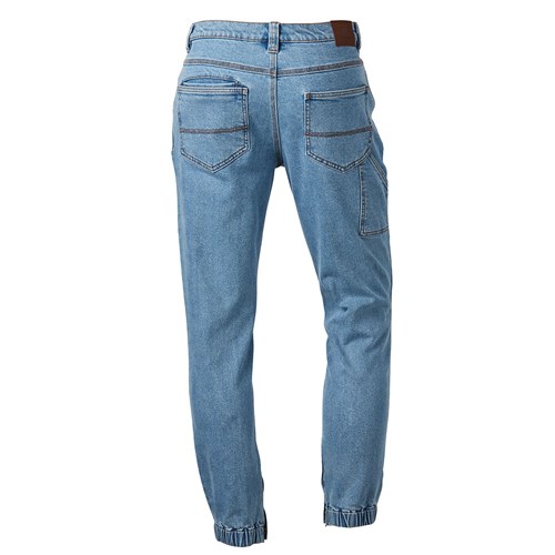 Stretch Cuffed Denim Pant