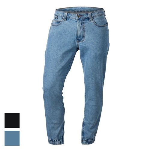 Workwear Denim Stretch Cuffed Pant