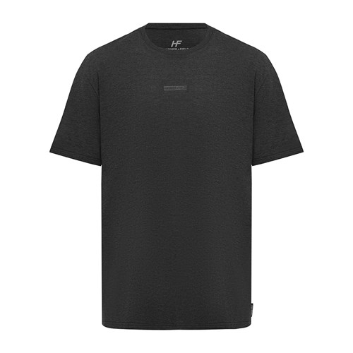 Lyocell Blend Dynamic S/S Tee - Charcoal Marle