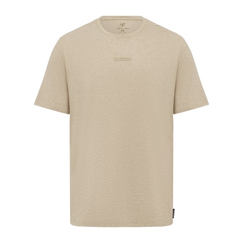 Lyocell Blend Dynamic S/S Tee - Oatmeal Marle