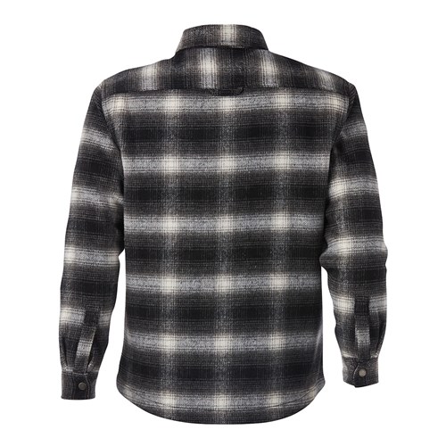 Heavy weight checked shacket for Men