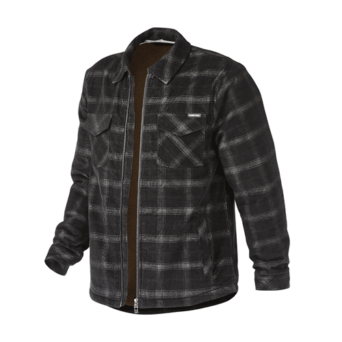 Cord Jacket Fully lined, sherpa internal with quilted sleeve lining