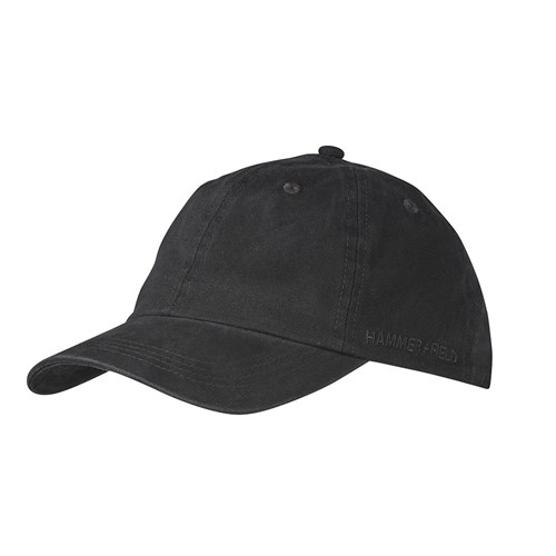 Black Cotton Twill Cap