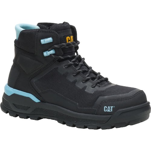 CAT® Footwear Womens Propulsion CT Boots - Black/Sky Blue