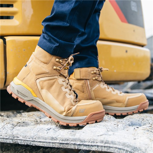 CAT Mens Propulsion Work Boots - Honey Reset