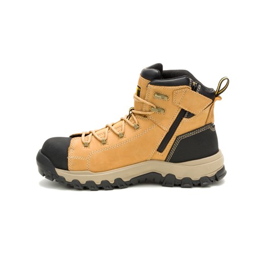 Caterpillar threshold steel toe boots