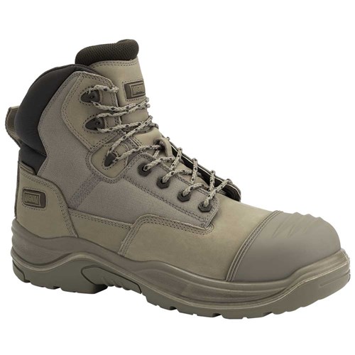 MAGNUM Nitro Max Side Zip Lace Up Work Safety Boot - Stone&Chocolate 