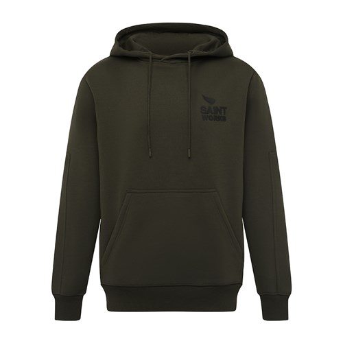 Sa1nt Works L/S Chest Logo Hoodie - Gunmetal