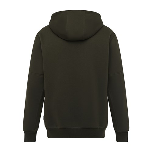 Gunmetal long sleeve hoodie for men