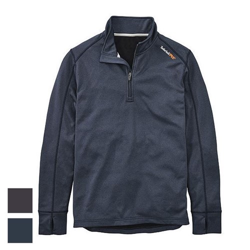 Timberland Pro Understory 1/4 Zip Fleece Jumper Navy Heather