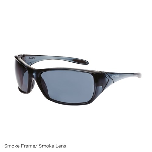 Bolle Safety Voodoo Safety Glasses - Some Frame Smoke Lens