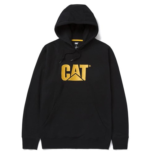 CAT Workwear Trademark Hooded Sweatshirt - Black