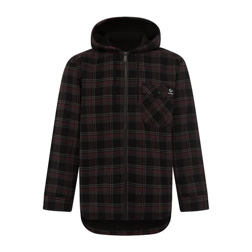 Wolverine Bucksaw Hooded Sherpa Jacket - New Navy Plaid