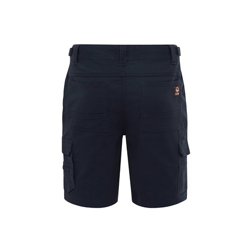 Navy twill cotton shorts