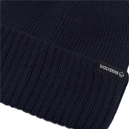 Wool knit beanie