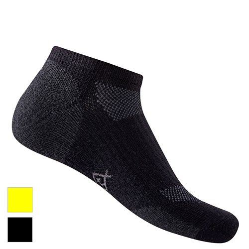 WickTX COOLMAX® Ankle Socks - Black/Slate
