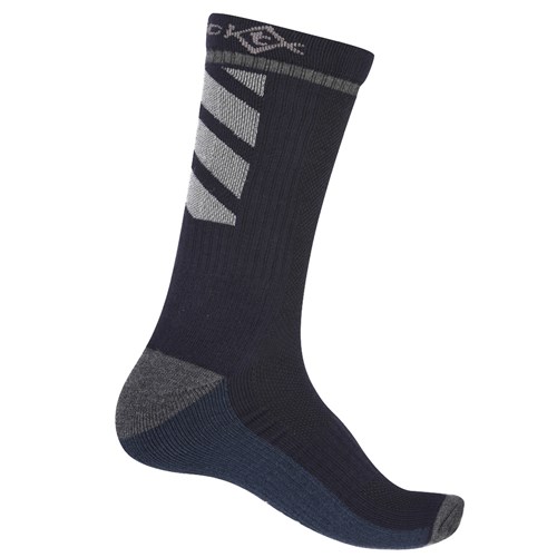 WickTX Bamboo Copper Reflective Work Socks - 2 Pack ( Black Marle)