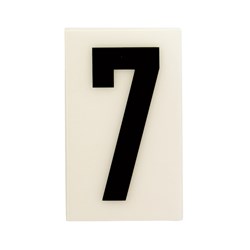 Sandleford White "7" 60x35mm Self Adhesive Numeral