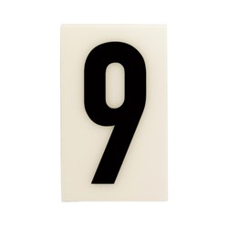 Sandleford White "9" 60x35mm Self Adhesive Numeral