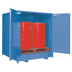 Storemasta 850L Large Capacity Corrosive Liquid Storage Cabin Pallet PS10008SS