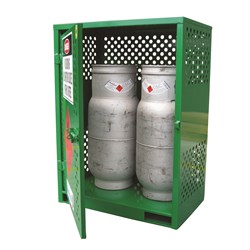Storemasta Forklift Gas Bottle Storage Cage 2 Bottles GF02