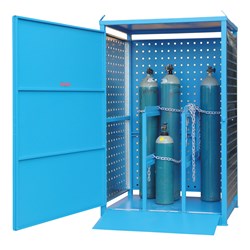 Storemasta Single Sided 12 Cylinder Gas Cylinder Storage Cage AG6SS