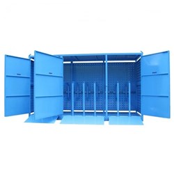 Storemasta Single Sided 27 Gas Cylinder Storage Cage AG24SS