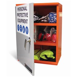 Storemasta PPE Single Door 3-Shelve Storage Cabinet SPP7