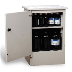 Storemasta 50L Polyethylene Corrosive Storage Cabinets CP500