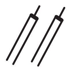 Bi-Pod Folding Legs (Pair) FBL1 MMBL