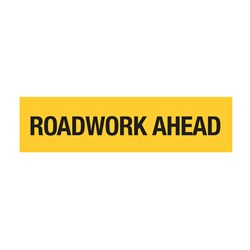 Roadwork Ahead 1200x300mm Multi-Message Sign TC221