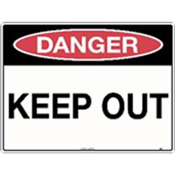 Danger Signs - Danger Keep Out Poly Sign 